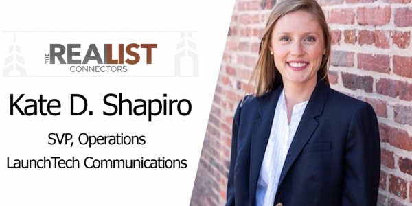 Kate D. Shapiro Named to RealLIST Connectors by Technical.ly Baltimore